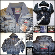 GEACA 5XL BARBATI FIRMA PAUL&amp;amp;SHARK GLUGA DETASABILA FAS POLAR BLEUMARIN PUFOAICA foto