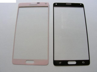 Carcasa (Sticla) Geam Samsung N910 Galaxy Note 4 Pink Original foto