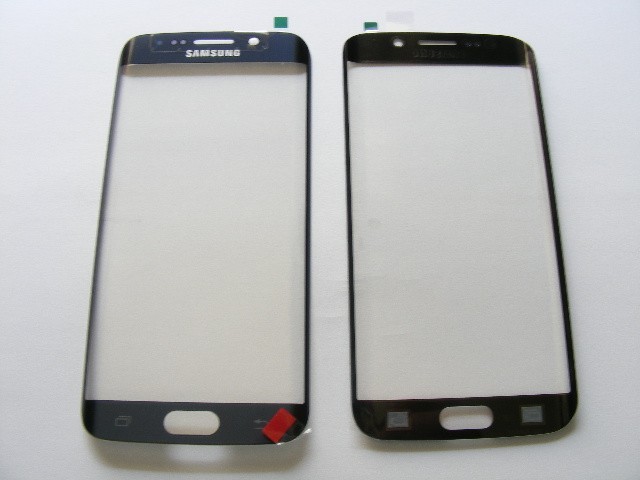 Carcasa (Sticla) Geam Samsung G925 Galasxy S6 Edge Blue Original