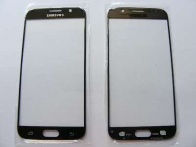 Carcasa (Sticla) Geam Samsung G920 Galasxy S6 Negru Orig China foto