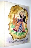 Lot 2 felicitari hand made perioada comunista