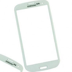 Geam Samsung i9500 Galaxy S4 Alb sticla ecran