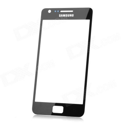 Geam Samsung Galaxy S2 i9100 Negru carcasa ecran sticla noua foto