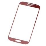Ecran Samsung Galaxy S4 i9500 rosu geam sticla