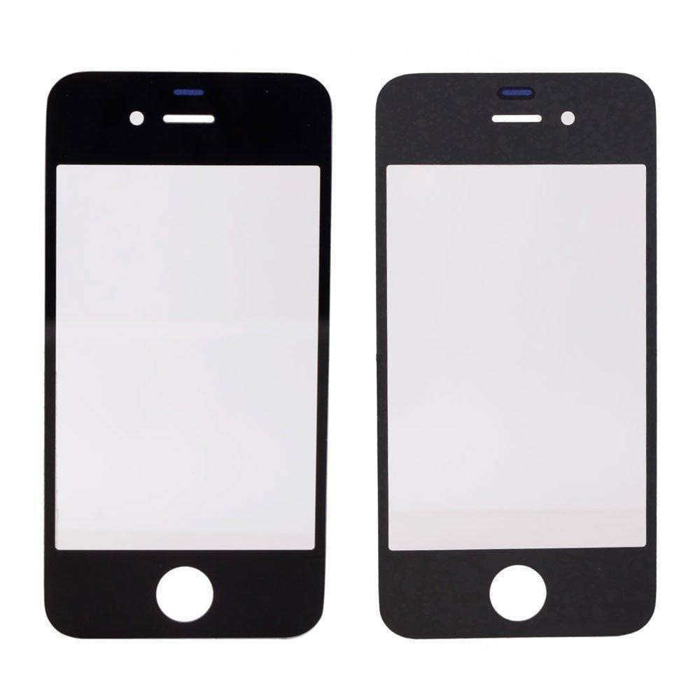 Sticla geam ecran iPhone 4 4s Negru Original | Okazii.ro