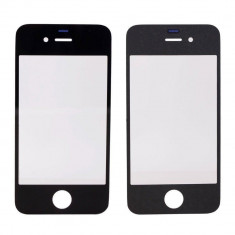 Sticla geam ecran iPhone 4 4s Negru Original