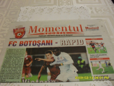 program FC Botosani - Rapid foto