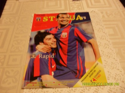 program Steaua - Rapid foto