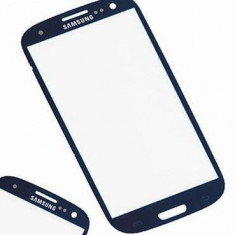 Geam Samsung Galaxy S4 i9500 albastru ecran sticla