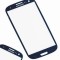 Geam Samsung Galaxy S4 i9500 albastru ecran sticla