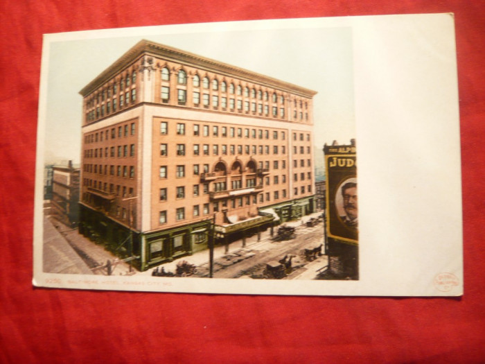 Ilustrata Baltimore - Hotel Kansas City SUA , color , inc.sec.XX