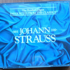 The Reader's Digest , Johann Strauss , Valsuri , 3 CD - uri originale ,Australia