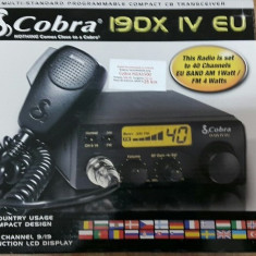 Statie radio (CB) emisie-receptie Cobra I9DX IV EU cu antena inclusa