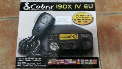 Statie radio (CB) emisie-receptie Cobra I9DX IV EU cu antena inclusa foto