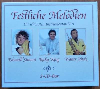 Edward Simoni , Ricky King , Walter Scholz , Melodii celebre instrumentale ,3 CD foto