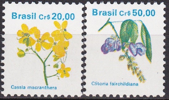 s3 - Brazilia 1990 - cat.nr.1963-4 neuzat,perfecta stare