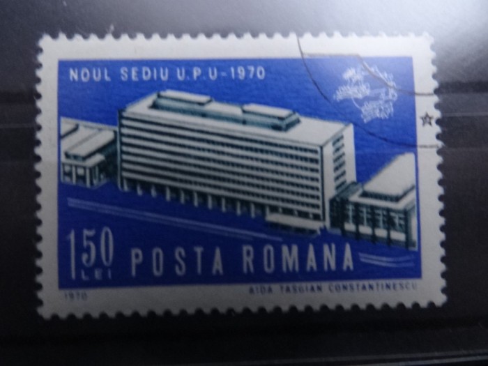 LP738-Noul sediu UPU-Serie completa stampilata 1970