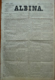 Ziarul Albina , nr. 17 , 1870 , Budapesta , in limba romana , Director V. Babes