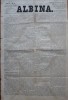 Ziarul Albina , nr. 21 , 1870 , Budapesta , in limba romana , Director V. Babes