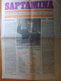 Ziarul saptamana 1 aprilie 1977-articole despre cutremurul din martie