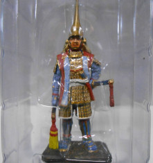 Soldat din plumb pictat manual - SAMURAI - MAEDA TOSHIE 1:32 foto