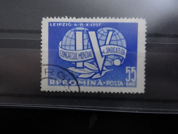 L440-al IV-lea congres mondial al sindicatelor Leipzig-serie stampilata 1957