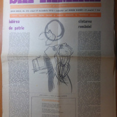 ziarul saptamana 17 decembrie 1976- articolul cantarea romaniei