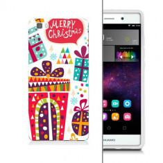 Husa Huawei Ascend P8 Lite Silicon Gel Tpu Model Christmas V1 foto