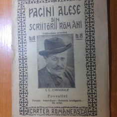 revista "pagini alese din scriitorii romani"nr. 49-inceputul secolului 20