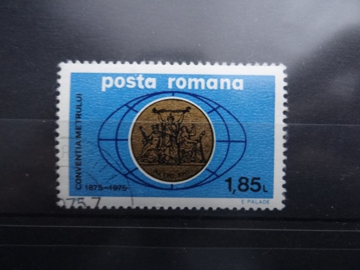LP881-Centenarul Conventiei Internationale a Metrului-serie completa stamp 1975