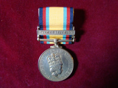 THE GULF MEDAL 1990-91 . Medalie originala, atribuita nominal . foto