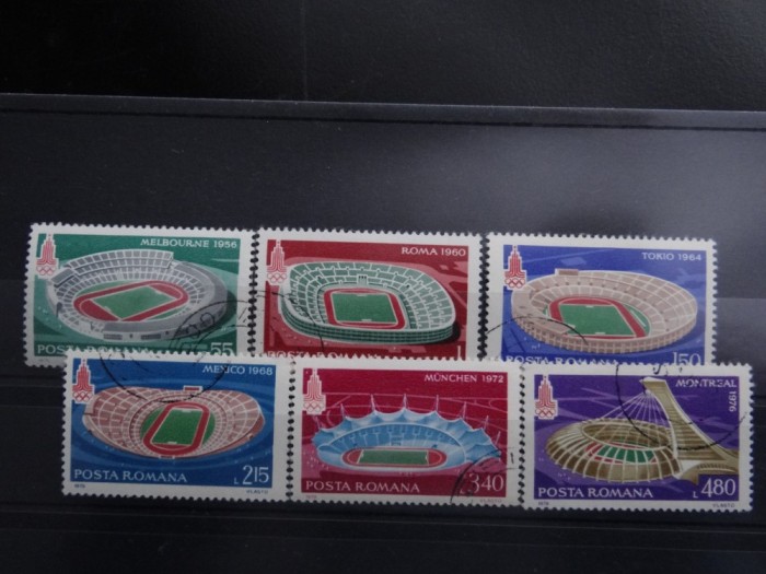 LP991-Preolimpiada de vara Moscova-Serie completa stampila 1979