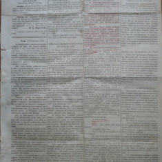 Ziarul Albina , nr. 7 , 1870 , Budapesta , in limba romana , Director V. Babes