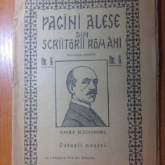 revista "pagini alese din scriitorii romani" nr. 6 -inceputul secolului 20