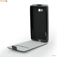Husa Huawei Ascend Y5 Y560 Flip Case Inchidere Magnetica Black foto