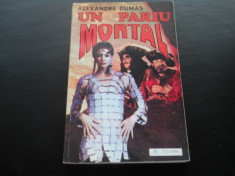 UN PARIU MORTAL - ALEXANDRE DUMAS foto