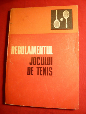 Federatia Romana Tenis - Regulamentul Jocului de Tenis - Ed. Stadion 1974 foto