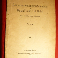 N.Iorga - Comemorarea Unirii Ardealului si Rostul istoric al Unirii -1933