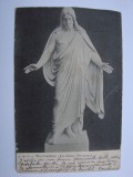 Cumpara ieftin Carte postala Thorwaldsen Le Christ Benissant circulata in 1903