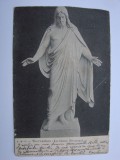 Cumpara ieftin Carte postala Thorwaldsen Le Christ Benissant circulata in 1903, Belgia, Printata