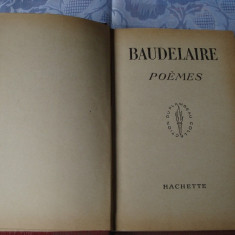 Baudelaire - Poemes - in franceza - interbelica