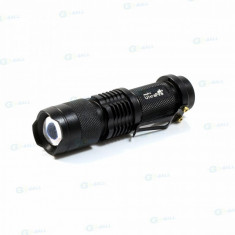 Lanterna Profesionala Militara cu Zoom - Acumulator 180 Lumens foto