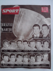 Revista vintage Sport nr. 6 / 1961 foto