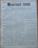 Ziarul Meseriasul Roman , nr. 2 , 1887 , Brasov