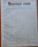 Cumpara ieftin Ziarul Meseriasul Roman , nr. 3 , 1887 , Brasov