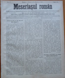 Ziarul Meseriasul Roman , nr. 5 , 1887 , Brasov
