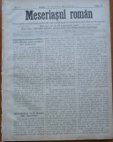 Cumpara ieftin Ziarul Meseriasul Roman , nr. 4 , 1887 , Brasov