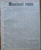 Ziarul Meseriasul Roman , nr. 10 , 1887 , Brasov