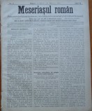 Cumpara ieftin Ziarul Meseriasul Roman , nr. 6 , 1887 , Brasov