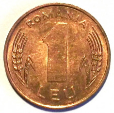 G5. ROMANIA 1 LEU 1994, 2.52 g, Cu Clad Steel, 19 mm ** foto